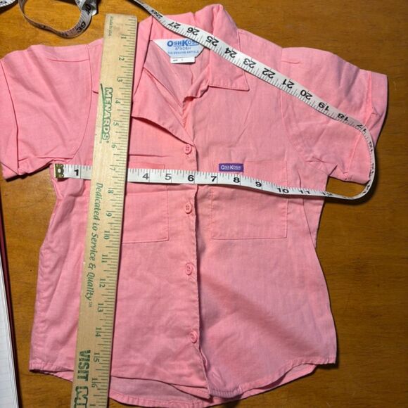 Oshkosh vintage made in USA Size 4 Button Down Pink - Picture 5 of 5